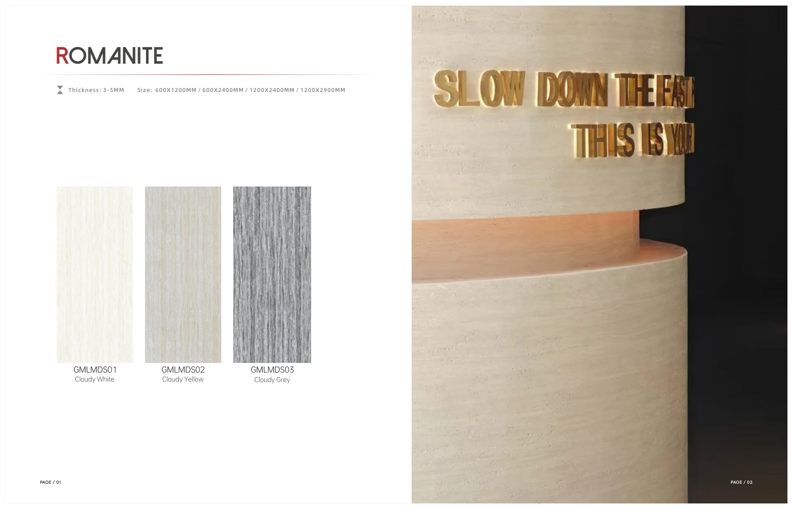 Flexible Stone